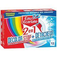Anti-décoloration + détacheur 2 en 1 - boite de 12 sachets