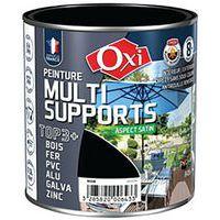 Peinture TOP 3 bois fer pvc satin 500ml noir  2 actions - Image principale