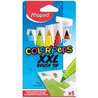 Pochette 5 feutres jumbo xxl brush color'peps - Maped