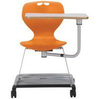 Siège Mahia mobile avec tablette coque orange - Image principale