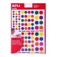 Gommettes nid d'abeilles hexagonales peps - Apli