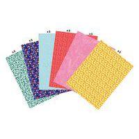 Pochette 30 feuilles décopatch 30x40 cm 6 motifs thème acidulé - Image principale