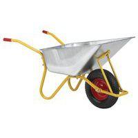 Brouette de jardin 110L/200Kg butée de basculement