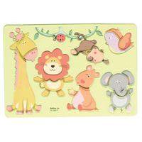 Ensemble 6 pochoirs zoo en plastique thumbnail image 5