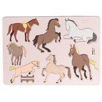 Ensemble 6 pochoirs zoo en plastique - Image 2