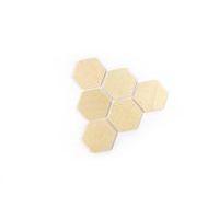 Lot de 30 formes hexagonales bois - Image principale