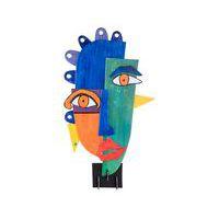 lot de 5 sculptures carton - visage destructuré - Image 4