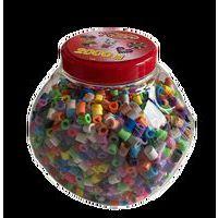 Baril de 2000 perles couleurs assorties - Hama maxi