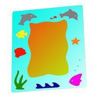 Ensemble de 4 pochoirs cadres en plastique très épais - Image 2