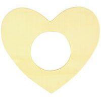 Rond serviette forme cœur x12