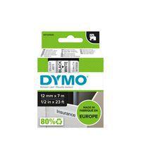 Ruban Dymo 1000, 4500 D1 12 mm x 7 m - noir - Image principale