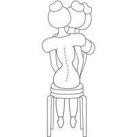 Coussin d'assise avec housse en tissu Ergo - Gris foncé thumbnail image 4