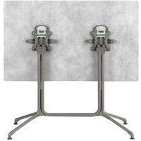 Pied double de table Horizon rectangulaire 115x69 cm Lafuma - Image 2