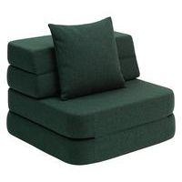 Klip Klap fauteuil convertible 1 coussin vert profond-KlipKlap - Image principale