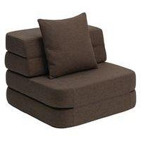Klip Klap fauteuil convertible 1 coussin brun/sable-KlipKlap - Image principale