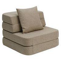Klip Klap fauteuil convertible 1 coussin sable-KlipKlap - Image principale