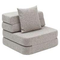 Klip Klap fauteuil convertible soft 1 coussin gris clair-KlipKlap - Image principale