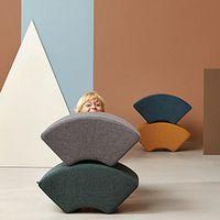 Klip Klap pouf corps courbé gris-KlipKlap - Image 3