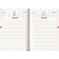 Agenda journalier techno bleu piqûre 12,5 x 17,5 cm - Image 2