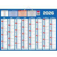 Calendrier 55 x 40,5 cm de septembre 2025 à décembre 2026 thumbnail image 2
