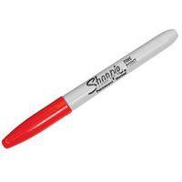 Marqueur permanent Sharpie pointe fine rouge - Boîte de 12 thumbnail image 5