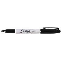 Marqueur permanent Sharpie pointe fine noir - Boîte de 12 thumbnail image 2