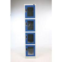 Vestiaire porte transparente 4 cases - Manutan thumbnail image 8