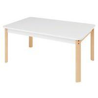 Table Ergo rectangulaire T0 - blanc/hêtre - Image principale
