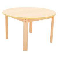 Table Ergo ronde T0 - hêtre/hêtre - Image principale