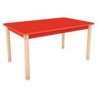 Table Classik rectangulaire réglable T3 à T4 - piètement bois hêtre thumbnail image 3