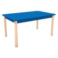 Table Classik rectangulaire réglable T0 à T3 - piètement bois hêtre thumbnail image 2