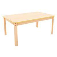 Table Ergo rectangulaire T0 - piètement bois hêtre thumbnail image 2