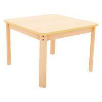 Table Ergo carrée T0 - piètement bois hêtre - Image 2