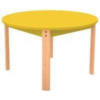 Table Ergo ronde T0 - piètement bois hêtre - Image 2