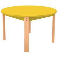 Table Ergo ronde T1 - T2 - T3 piètement bois hêtre thumbnail image 2