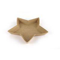 Coupelle étoile carton à décorer 255 x 255 x 30 mm