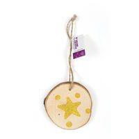 Rondelle de bois naturel diamètre 75 à 110 mm - Image 3