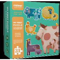 Puzzle animaux de la ferme et leurs petits - Asatoys