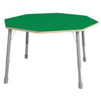 Table Eko octogonale ø 146 cm réglable T1 à T3 - vert - Image principale