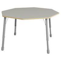 Table Eko octogonale ø 146 cm réglable T3 à T6 - gris - Image principale