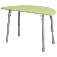 Table Eko demi-ronde ø 138 x 69 cm réglable T1 à T3 - vert clair - Image principale