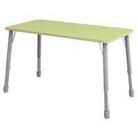 Table Eko rectangulaire 138 x 69 cm réglable T3 à T6 - vert clair - Image principale