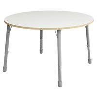 Table Eko ronde ø 136 cm réglable T1 à T3 - blanc - Image principale