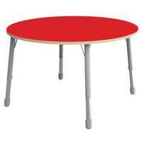 Table Eko ronde ø 136 cm réglable T1 à T3 - rouge - Image principale
