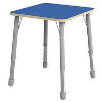 Table Eko carrée 69 x 69 cm réglable T3 à T6 - bleu - Image principale