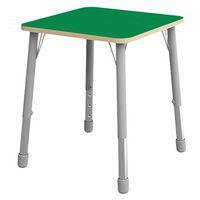Table Eko carrée 69 x 69 cm réglable T3 à T6 - vert - Image principale