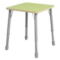 Table Eko carrée 69 x 69 cm réglable T3 à T6 - vert clair - Image principale
