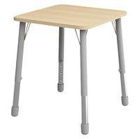 Table Eko carrée 69 x 69 cm réglable T3 à T6 - hêtre - Image principale