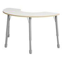 Table Eko haricot 146 x 68 cm réglable T1 à T3 - blanc - Image principale