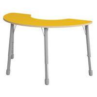Table Eko haricot 146 x 68 cm réglable T1 à T3 - jaune - Image principale